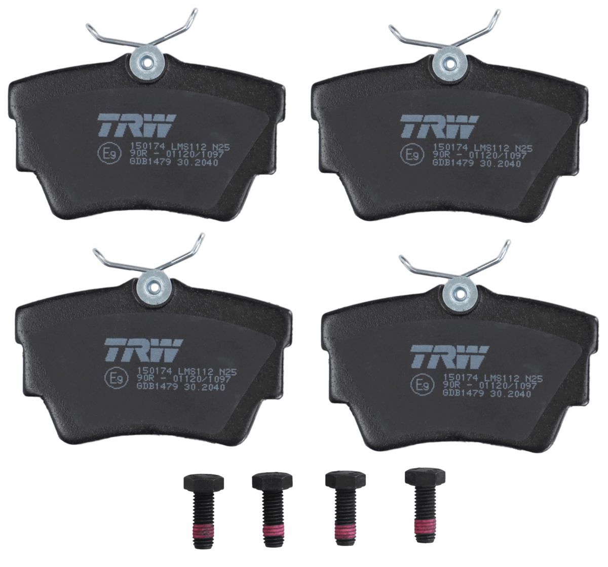 Pastillas de freno de disco TRW GDB1479 para Nissan NV300