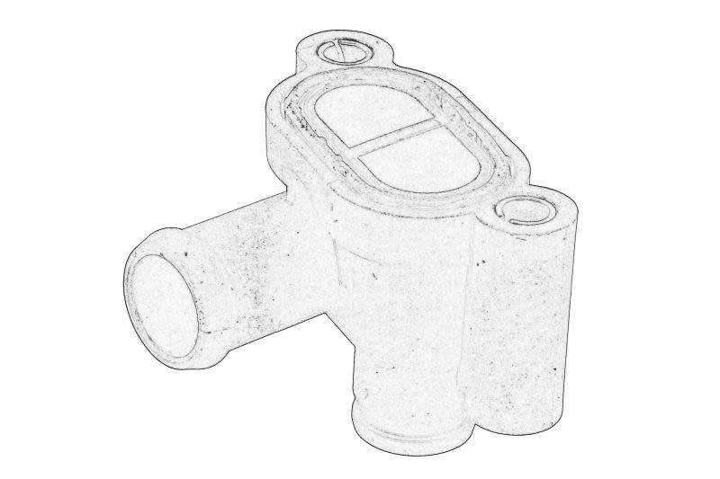 Brida de refrigerante OE VW 059 121 506H para Audi A4 B8