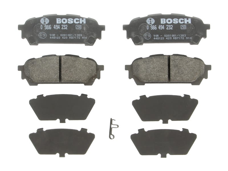 Pastillas de freno de disco BOSCH 0 986 494 232 para Subaru Impreza 1.5/2.0/2.5