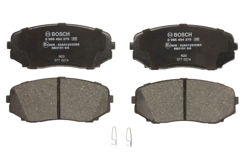 Pastillas de freno de disco BOSCH 0 986 494 375 para Mitsubishi L200 / Triton