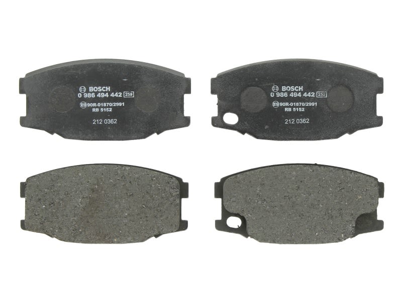 Pastillas de freno de disco BOSCH 0 986 494 442 para Mitsubishi Canter VI (FE5, FE6, FB5, FB6) 2.8D/3.0D/3.9D