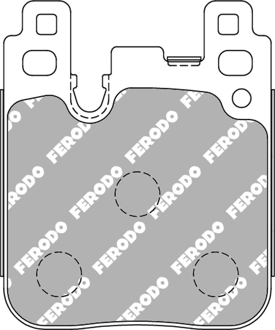 Pastillas de freno de disco FERODO FCP4663W para BMW Serie 1 (F20) 2011-2019