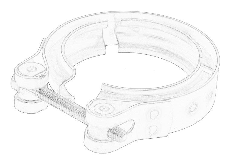Pieza de fijación de escape OE FORD 2045311 para Ford Transit V363