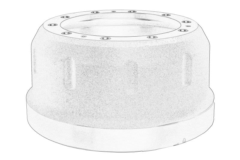Tambor de freno OE DB TRUCK 6584210001