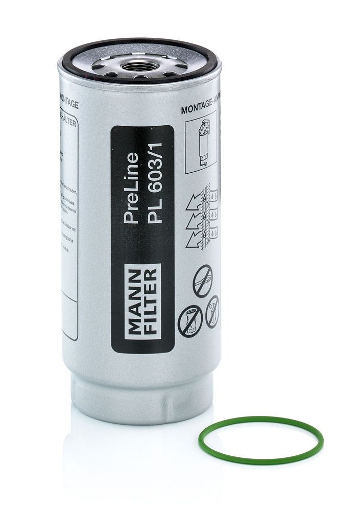 Filtro de combustible MANN-FILTER PL 603/1 x para Mercedes-Benz Atego 3
