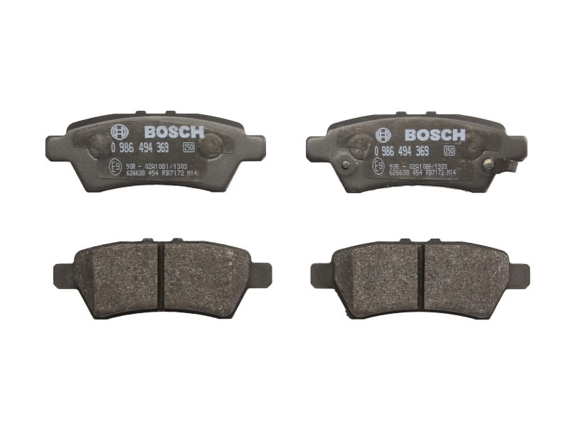 Pastillas de freno de disco BOSCH 0 986 494 369 para Nissan Pathfinder III