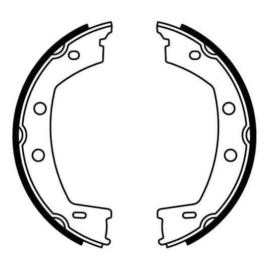 Balatas de freno de estacionamiento ABE CRI001ABE para Land Rover Freelander 2 2.0/2.2D/3.2