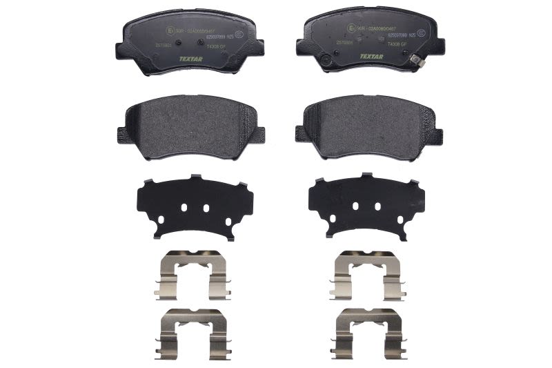 Pastillas de freno de disco TEXTAR 2570801 para KIA Cerato III
