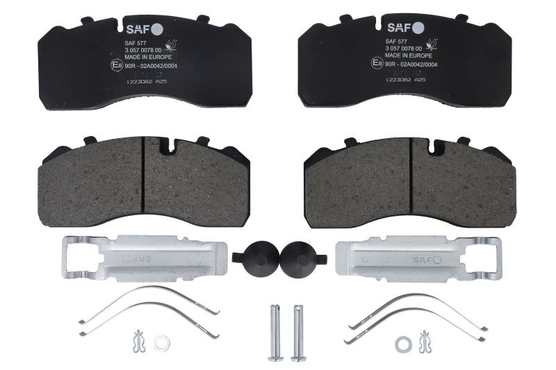 Pastillas de freno de disco SAF 3 057 0078 00 para Mercedes-Benz Atego