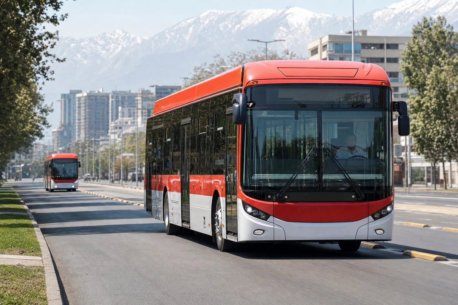 Bus en operación urbana para abastecimiento de flotas BAUFER